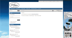 Desktop Screenshot of airflair.de